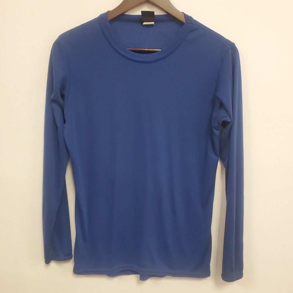 Patagonia Capilene Mens Long Sleeve Baselayer Shirt Size‎ S Blue Lightweight